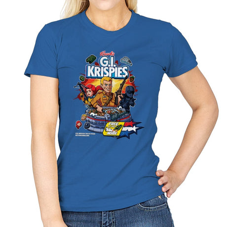 G.I. Krispies - Womens T-Shirts RIPT Apparel Small / Royal