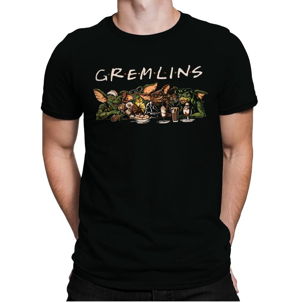 G-R-E-M-L-I-N-S - Mens Premium T-Shirts RIPT Apparel Small / Black