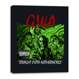 G.W.A - Canvas Wraps Canvas Wraps RIPT Apparel 16x20 / Black