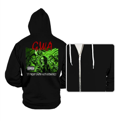 G.W.A - Hoodies Hoodies RIPT Apparel Small / Black