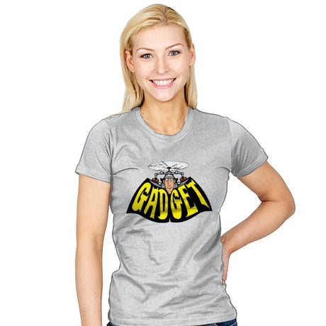 Gadget - Womens T-Shirts RIPT Apparel Small / Silver