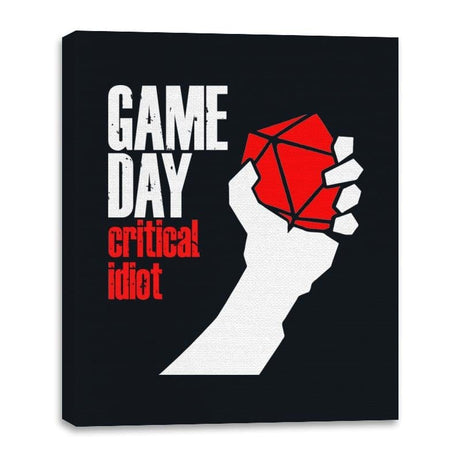 Game Day - Canvas Wraps Canvas Wraps RIPT Apparel 16x20 / Black