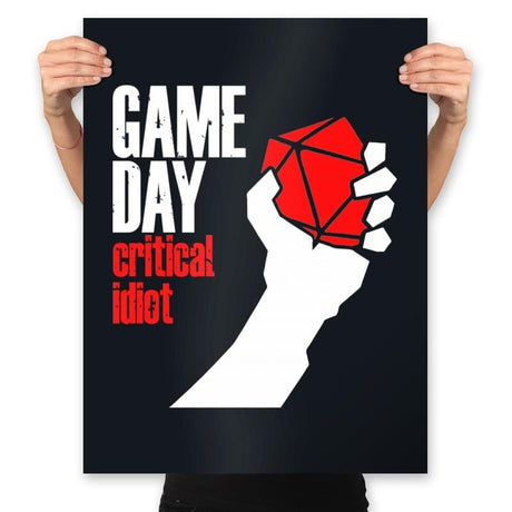 Game Day - Prints Posters RIPT Apparel 18x24 / Black