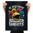 Game Ghosts Retro - Prints Posters RIPT Apparel 18x24 / Black