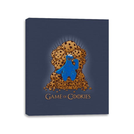 Game Of Cookies - Canvas Wraps Canvas Wraps RIPT Apparel 11x14 / Navy