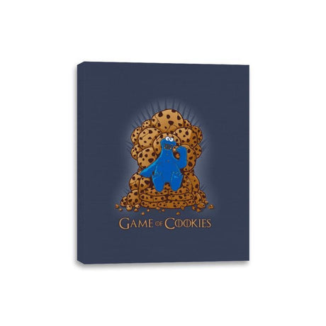 Game Of Cookies - Canvas Wraps Canvas Wraps RIPT Apparel 8x10 / Navy