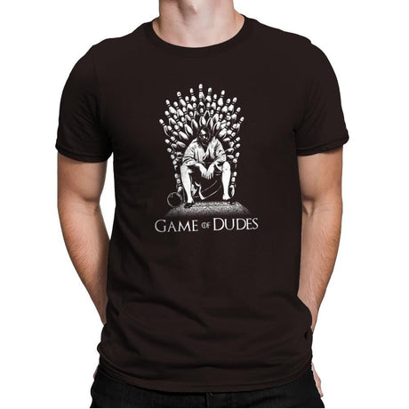 Game of Dudes Exclusive - Mens Premium T-Shirts RIPT Apparel Small / Dark Chocolate