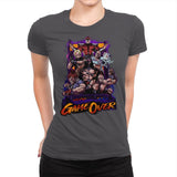 Game Over Retro Gamer - Womens Premium T-Shirts RIPT Apparel Small / Heavy Metal