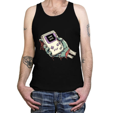 Game Over - Zombie - Tanktop Tanktop RIPT Apparel X-Small / Black