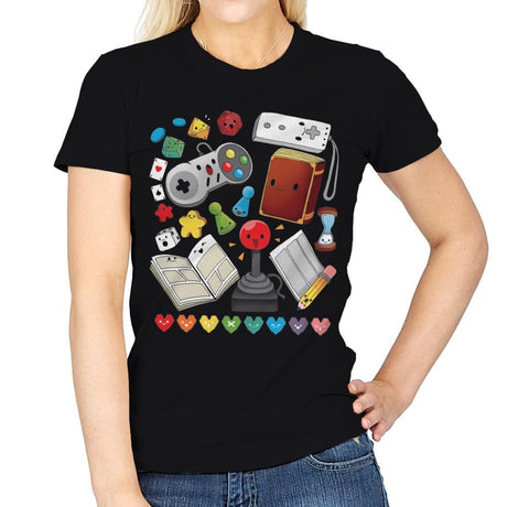 Game World - Womens T-Shirts RIPT Apparel Small / Black