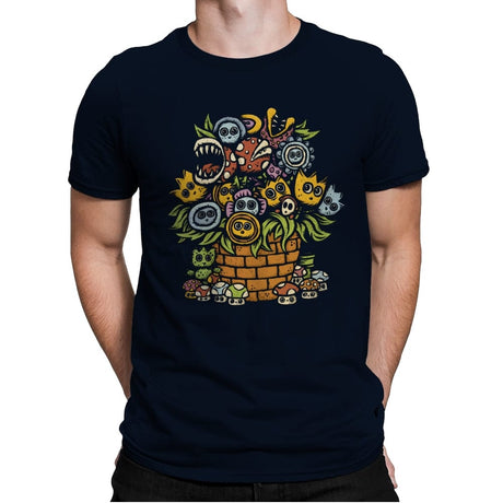 Gamer's Bouquet - Mens Premium T-Shirts RIPT Apparel Small / Midnight Navy