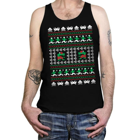 Games Of Christmas Past - Tanktop Tanktop RIPT Apparel X-Small / Black