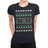 Games Of Christmas Past - Womens Premium T-Shirts RIPT Apparel Small / Midnight Navy