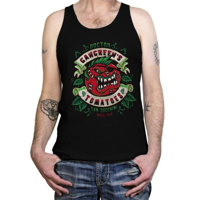 Gangreen's Tomatoes - Tanktop Tanktop RIPT Apparel X-Small / Black