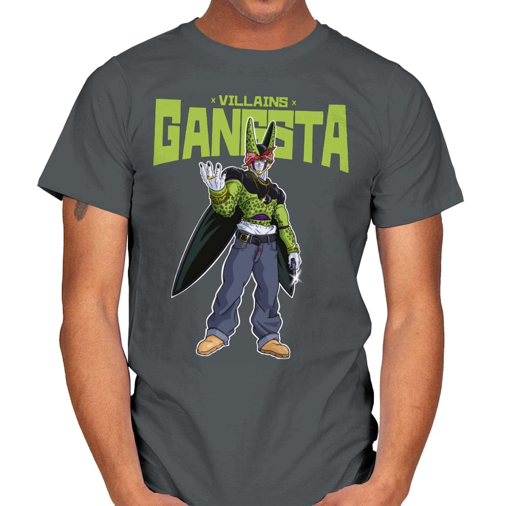 Gangsta - Mens T-Shirts RIPT Apparel Small / Charcoal