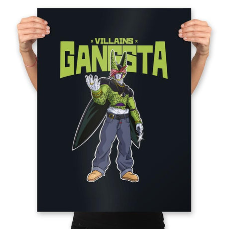 Gangsta - Prints Posters RIPT Apparel 18x24 / Black