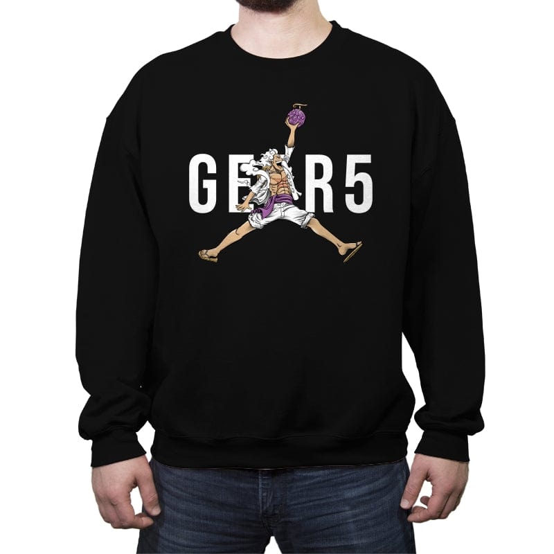 Gear 5 - Crew Neck Sweatshirt Crew Neck Sweatshirt RIPT Apparel Small / Black