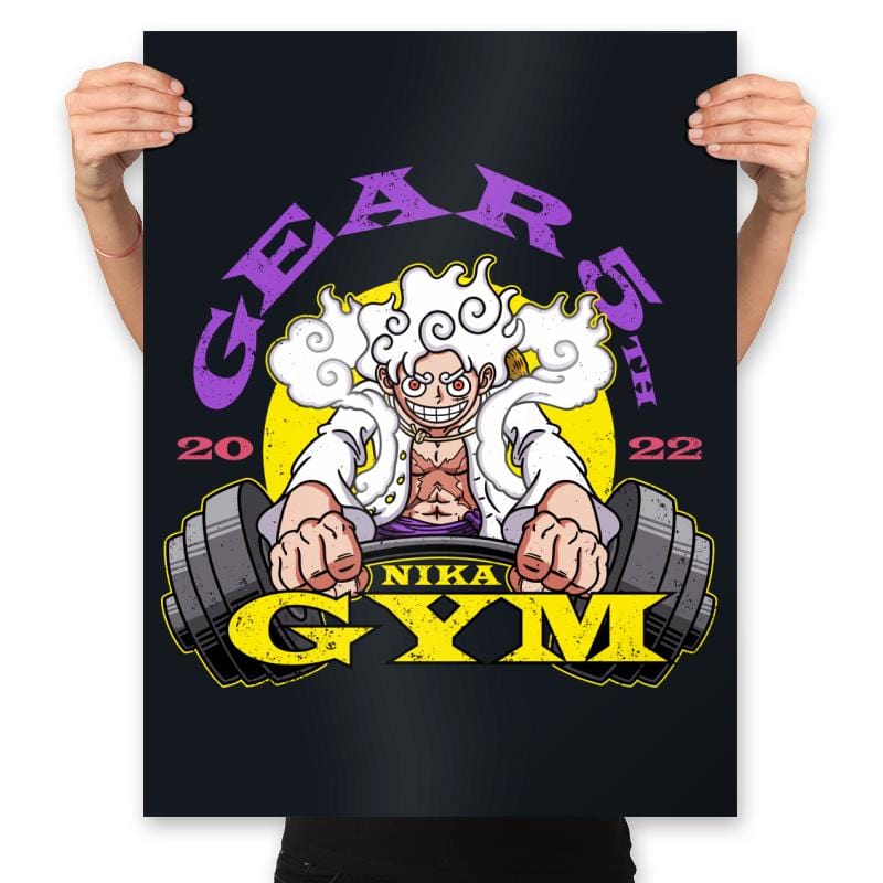 Gear 5th Gym - Prints Posters RIPT Apparel 18x24 / Black