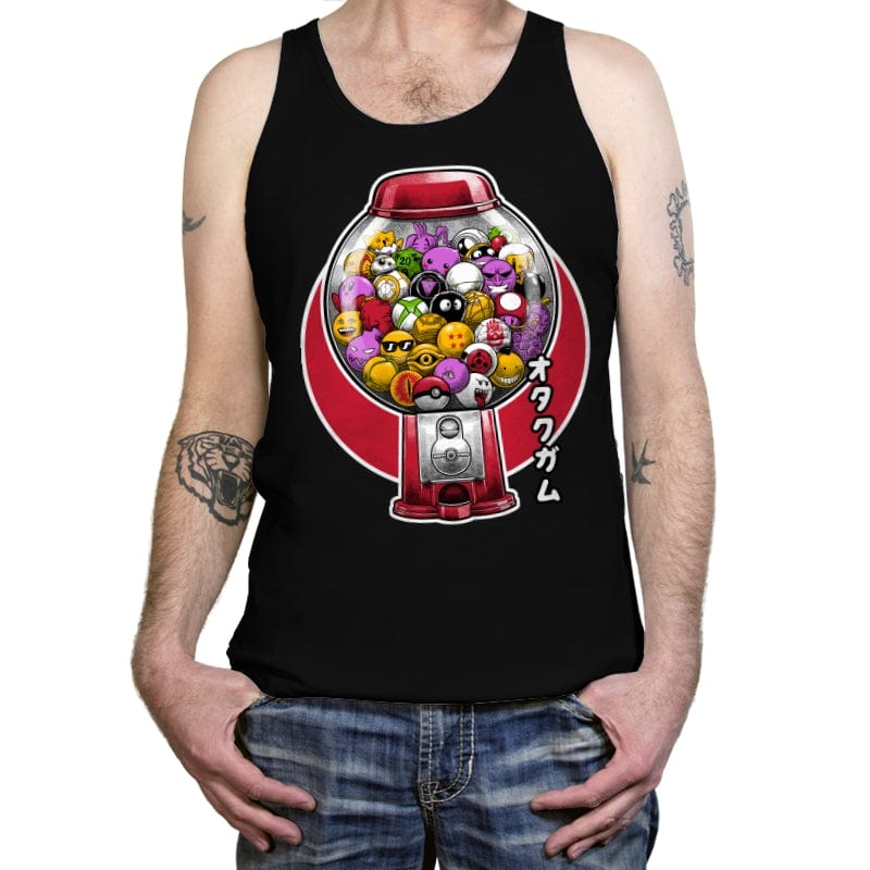 Geeky Gum Machine - Tanktop Tanktop RIPT Apparel X-Small / Black