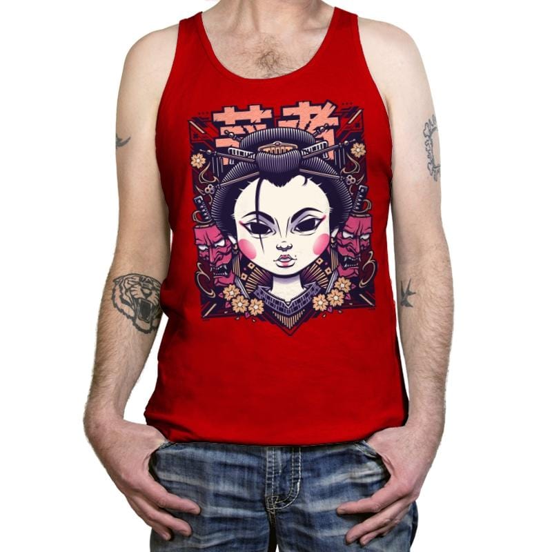 Geishah - Tanktop Tanktop RIPT Apparel X-Small / Red