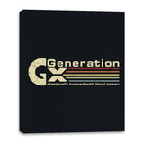 Gen X Gamer - Canvas Wraps Canvas Wraps RIPT Apparel 16x20 / Black