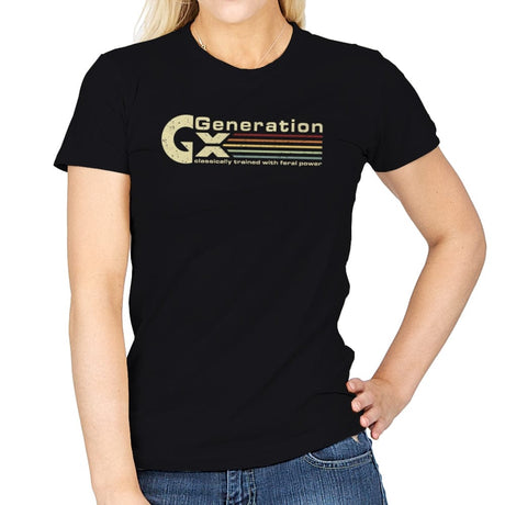 Gen X Gamer - Womens T-Shirts RIPT Apparel Small / Black