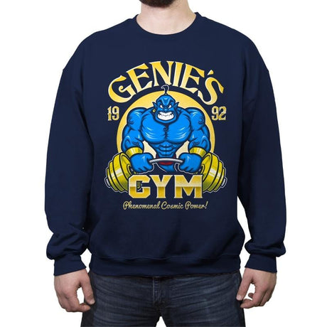 Genie's Gym - Crew Neck Sweatshirt Crew Neck Sweatshirt RIPT Apparel