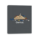 Genius - Canvas Wraps Canvas Wraps RIPT Apparel 11x14 / Charcoal