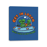 Get in Alien - Canvas Wraps Canvas Wraps RIPT Apparel 11x14 / Royal