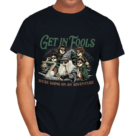 Get in Fools - Mens T-Shirts RIPT Apparel Small / Black