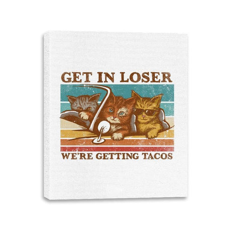 Get in Loser - Canvas Wraps Canvas Wraps RIPT Apparel 11x14 / White