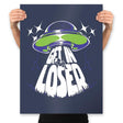 Get in the UFO - Prints Posters RIPT Apparel 18x24 / Navy