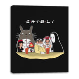 Ghibfriends - Canvas Wraps Canvas Wraps RIPT Apparel 16x20 / Black