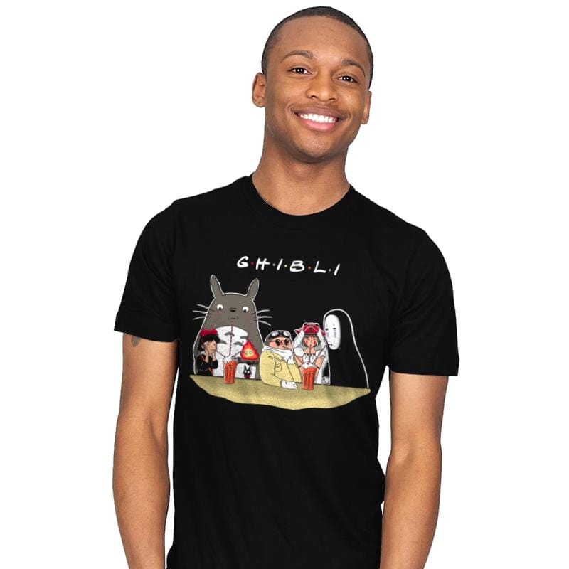 Ghibfriends - Mens T-Shirts RIPT Apparel Small / Black