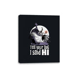 Ghost Animation Dog - Canvas Wraps Canvas Wraps RIPT Apparel 8x10 / Black