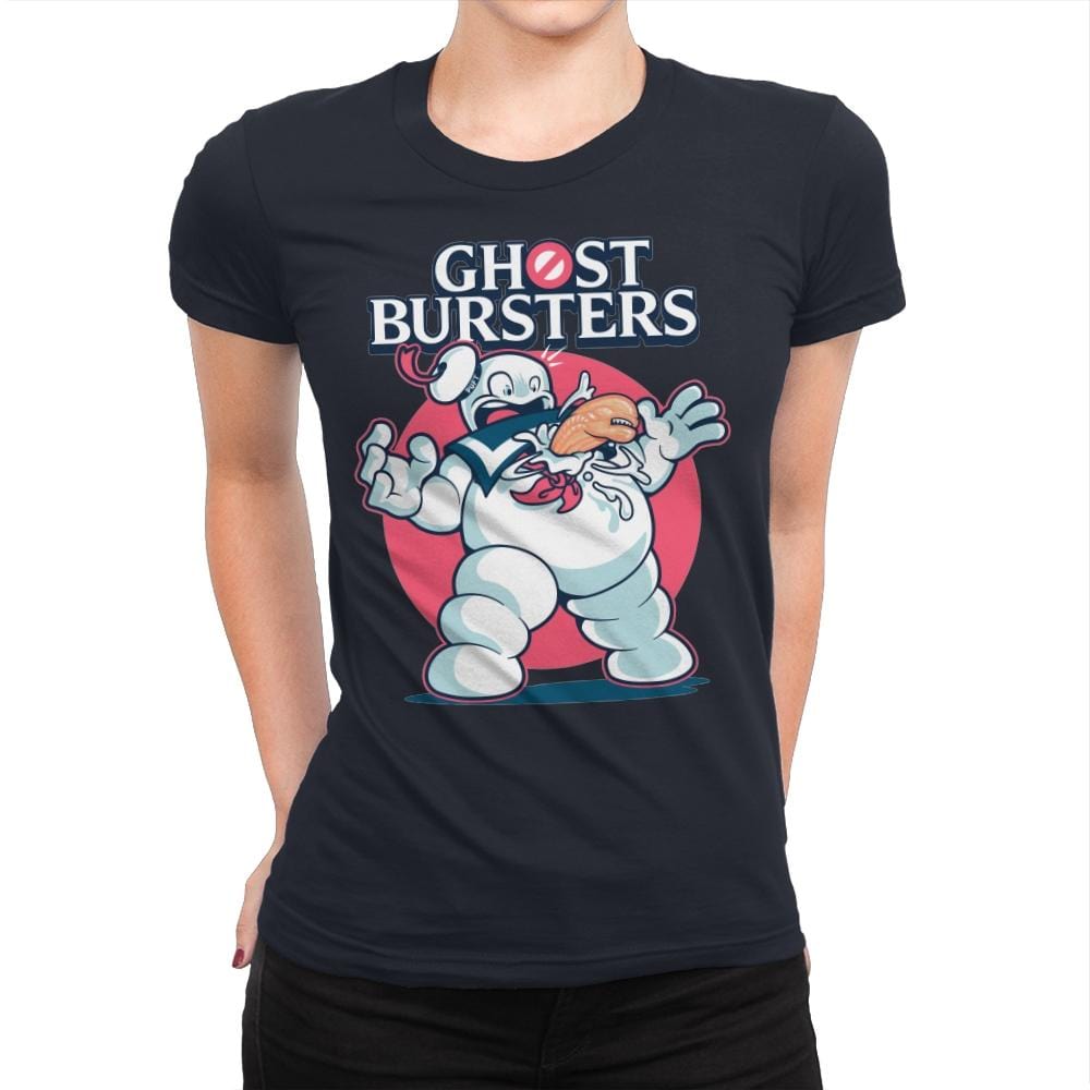 Ghost Bursters - Womens Premium T-Shirts RIPT Apparel Small / Midnight Navy