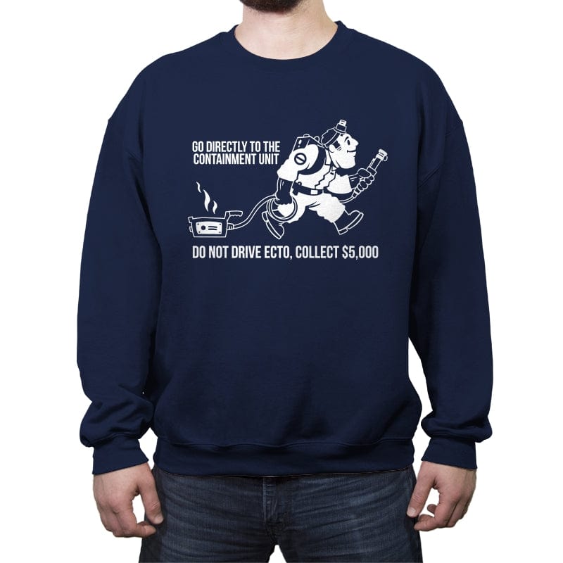 Ghost Chance - Crew Neck Sweatshirt Crew Neck Sweatshirt RIPT Apparel Small / Navy