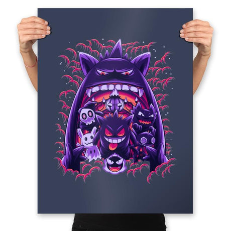 Ghost Type Club - Prints Posters RIPT Apparel 18x24 / Navy