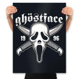 Ghostface - Prints Posters RIPT Apparel 18x24 / Black