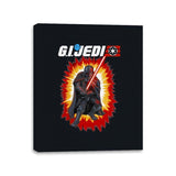 GI JEDI Vader - Canvas Wraps Canvas Wraps RIPT Apparel 11x14 / Black