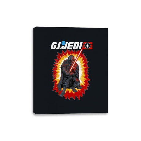 GI JEDI Vader - Canvas Wraps Canvas Wraps RIPT Apparel 8x10 / Black