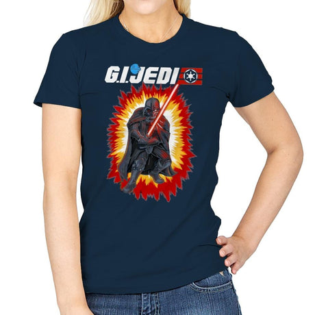 GI JEDI Vader - Womens T-Shirts RIPT Apparel Small / Navy