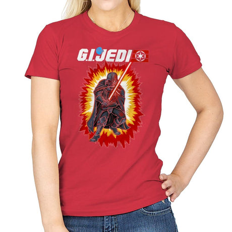 GI JEDI Vader - Womens T-Shirts RIPT Apparel Small / Red