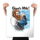 Giant's Milk! - Prints Posters RIPT Apparel 18x24 / White