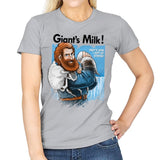 Giant's Milk! - Womens T-Shirts RIPT Apparel Small / Sport Grey