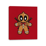 Gingerbread Pool - Canvas Wraps Canvas Wraps RIPT Apparel 11x14 / Red