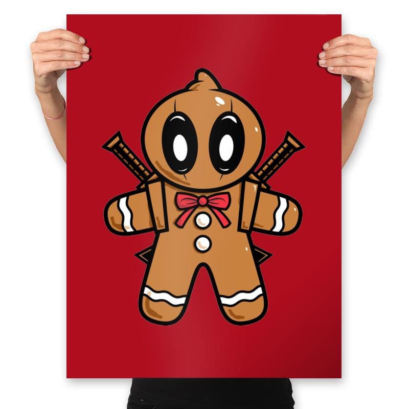 Gingerbread Pool - Prints Posters RIPT Apparel 18x24 / Red