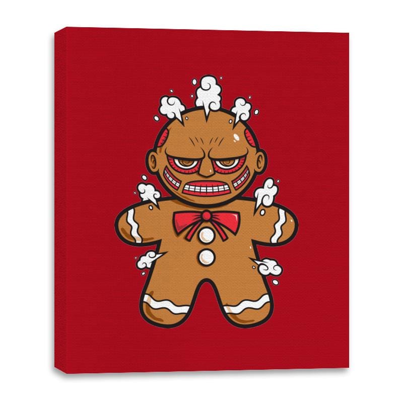 Gingerbread Titan - Canvas Wraps Canvas Wraps RIPT Apparel 16x20 / Red