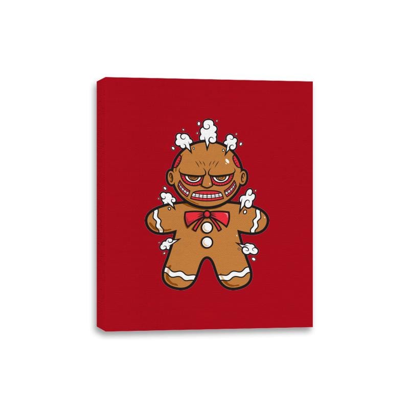 Gingerbread Titan - Canvas Wraps Canvas Wraps RIPT Apparel 8x10 / Red