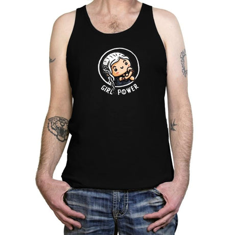 Girl Power Dany - Tanktop Tanktop RIPT Apparel X-Small / Black